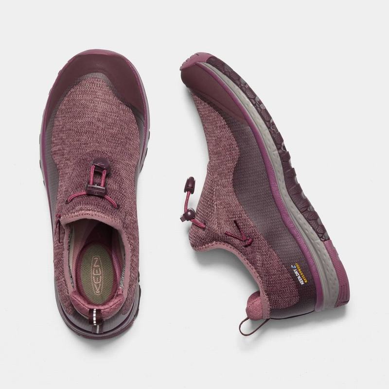 Zapatillas Casual Keen Mujer Colombia - Keen Terra Moc Waterproof Moradas (QJTYV0793)